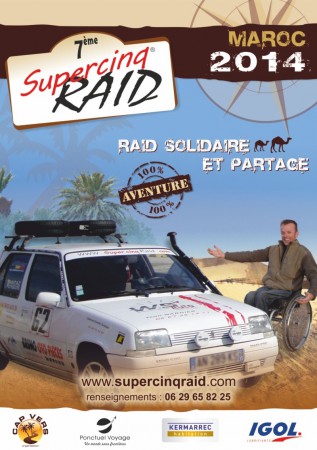 l'affiche du supercinq raid 2014